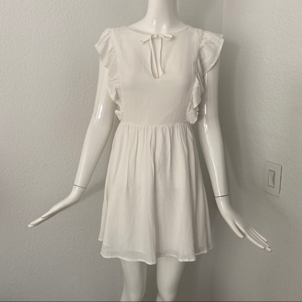 For love & lemons white ruffle dress - Picture 1 of 10